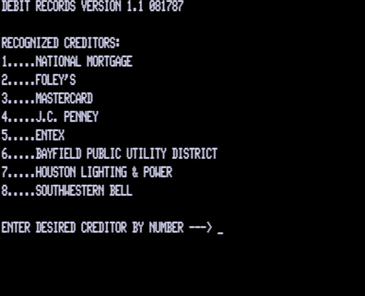 Screen shot